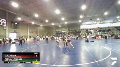 157 lbs Cons. Round 2 - Carson Leishman, Ridgeline Riverhawks vs Tony Cerda, Evanston Elite Wrestling