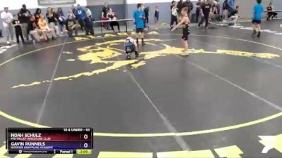 93 lbs Round 2 - Noah Schulz, Mid Valley Wrestling Club vs Gavin Runnels, Interior Grappling Academy