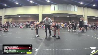 96 lbs Quarterfinals (8 Team) - Ashton Glasgow, Glasgow Wrestling Academy vs Caleb Edwards, Carolina Hammer Squad