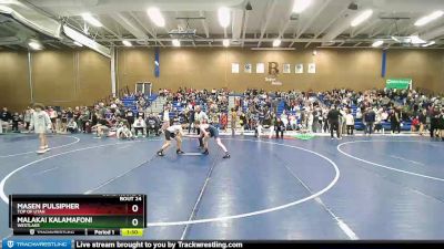 112 lbs Cons. Round 3 - Malakai Kalamafoni, Westlake vs Masen Pulsipher, Top Of Utah