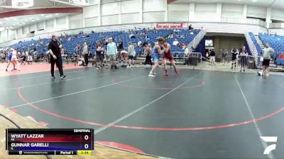 152 lbs Semifinal - Wyatt Lazzar, PA vs Gunnar Garelli, IL