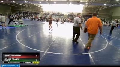 100 lbs Round 1 - Saige Trinnaman, Bear River vs Kemrie Grange, Ridgeline