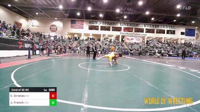 135 lbs Consi Of 32 #2 - Elijah Ornelas, RedWave Wrestling vs Jamison French, USA Gold