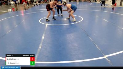 204-245 lbs Round 2 - Devon Baum, Broken Bow Wrestling Club vs Luke Wellman, Lakeview