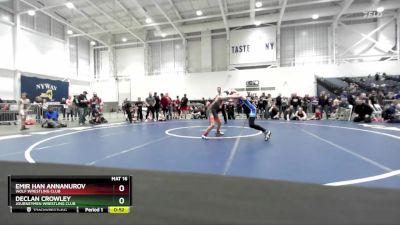 78 lbs Cons. Round 4 - Declan Crowley, Journeymen Wrestling Club vs Emir Han Annanurov, Wolf Wrestling Club