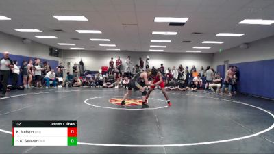132 lbs Cons. Round 3 - Keegan Seaver, Fairview vs Kolby Nelson, McGavock