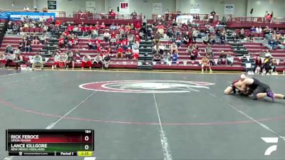 184 lbs Cons. Round 2 - Lance Killgore, New Mexico Highlands vs Rick Feroce, Simon Fraser