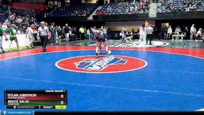 6A-120 lbs Champ. Round 1 - Brock Salas, Creekview vs Dylan Jurovschi, Jackson County