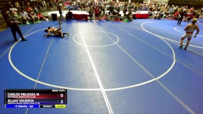 120 lbs Semifinal - Carlos Melgoza Iii, Dethrone Wrestling Club vs Elijah Valencia, Merced Bears Wrestling Club