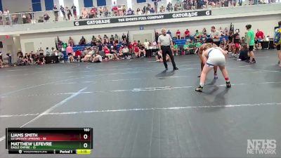 160 lbs Round 5 (6 Team) - Liams Smith, U2 Upstate Uprising vs Matthew Lefevre, Eagle Empire