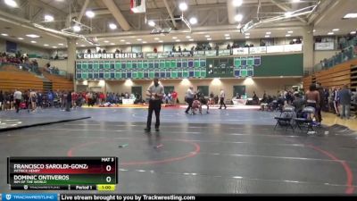 132 lbs Cons. Round 3 - AIDEN CHUR, Granite Hills vs Benya Salmasi, San Marcos