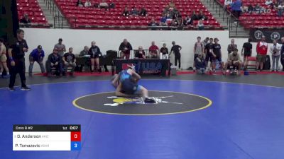 60 kg Cons 8 #2 - Dean Anderson, Arizona vs Peter Tomazevic, Askren Wrestling Academy