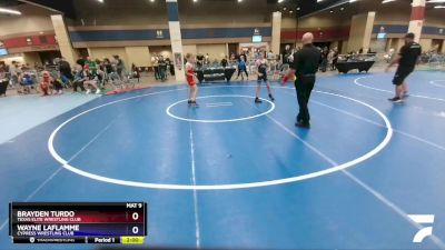 84 lbs Semifinal - Brayden Turdo, Texas Elite Wrestling Club vs Wayne LaFlamme, Cypress Wrestling Club