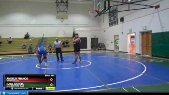 285 lbs 1st Place Match - Angelo Franco, Victor Valley vs Raul Garcia, San Jose State Club