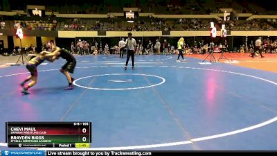 105 lbs 3rd Place Match - Chevi Maul, Samurai Wrestling Club vs Brayden Biggs, Pit Bull Wrestling Academy