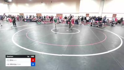 44 kg Quarters - Carter Shin, Integrity Wrestling Club vs Arseni Kikiniou, Poway Wrestling