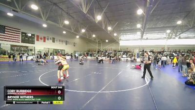 95 lbs Quarterfinal - Bryker Withers, East Idaho Elite Wrestling Club vs Coby Burbidge, Hammers Academy