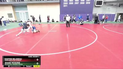 157 lbs Cons. Round 3 - Shane McGuine, Relentless Training Center vs Easton Biladeau, Moen Wrestling Academy