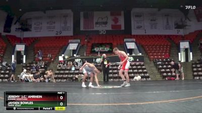 140 lbs Champ. Round 1 - Jayden Bowles, Tampa Jesuit vs Jeremy `j.c.` Amrhein, Dundee Wrestling