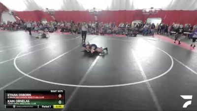 110 lbs Cons. Round 2 - Kain Ornelas, Team Zapas Wrestling Club vs Ethan Osborn, Slinger Red Rhinos Wrestling Club