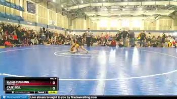 90 lbs Semis (4 Team) - Lucas Manning, Portage vs Case Bell, Avon
