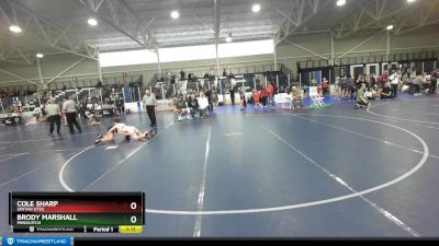 100 lbs Round 2 - Cole Sharp, Uintah Utes vs Brody Marshall, Panguitch