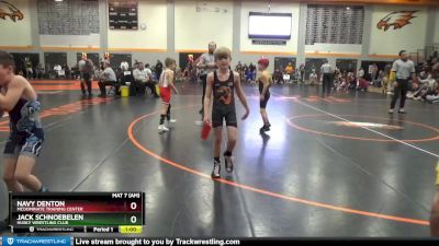 PW-10 lbs Semifinal - Navy Denton, McDominate Training Center vs Jack Schnoebelen, Husky Wrestling Club