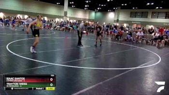 113 lbs Round 2 (6 Team) - Isaac Santos, Camden Greasers vs Trayton Weiss, SD Renegades