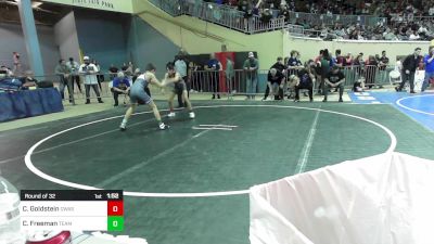 88 lbs Round Of 32 - Chase Goldstein, Owasso Junior High vs Cruz Freeman, Team Choctaw