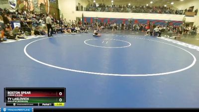 126 lbs Cons. Semi - Boston Spear, Coeur D Alene vs Ty Laslovich, Gallatin (Bozeman)