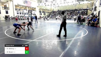 160 lbs Consi Of 16 #1 - Deacon Delong, Osceola High School vs Brendan Boyer, Christian Brothers Academy