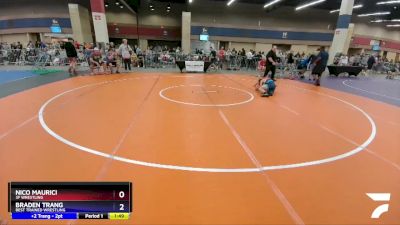 120 lbs Champ. Round 2 - Nico Maurici, 3F Wrestling vs Braden Trang, Best Trained Wrestling