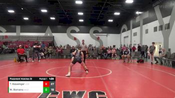 112 lbs Placement Matches (8 Team) - Murk Romano, Elite Ath Club WE vs Tony Kessinger, Legacy National