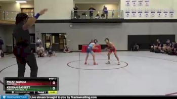 87 lbs Semis & 1st Wrestleback (8 Team) - Micah Garcia, California vs Keegan Bassett, Pennsylvania Blue