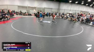 152 lbs Round 5 (6 Team) - Clayton Jones, Michigan Blue vs Branson Weaver, Indiana