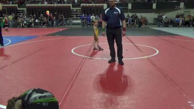 40 lbs Cons. Round 1 - Teagan Carroll, Stillwater Gladiators vs Madison Johnson, Baker Wrestling Club