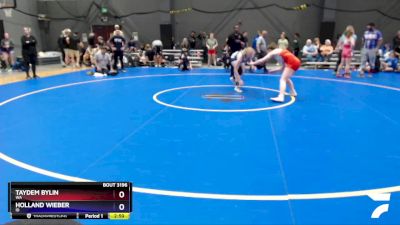 140 lbs Semifinal - Taydem Bylin, WA vs Holland Wieber, ID