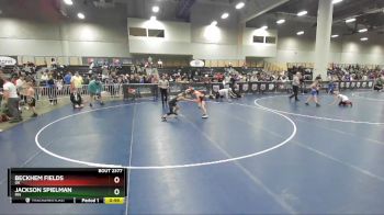 84 lbs Cons. Semi - Beckhem Fields, OK vs Jackson Spielman, MN