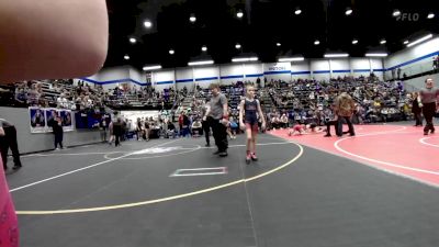 75-83 lbs Semifinal - Kambrye Pitmon, Sulphur Youth Wrestling Club vs Paisley Clevenger, Choctaw Ironman Youth Wrestling