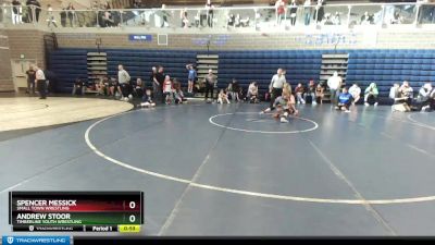 105/110 Cons. Semi - Andrew Stoor, Timberline Youth Wrestling vs Spencer Messick, Small Town Wrestling