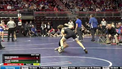 3A-106 lbs Quarterfinal - Kale DiMarco, Mason City vs Tyler Harper, Norwalk