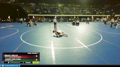 90 lbs Cons. Round 3 - Joseph Hellman, USA Mat Club vs Brady Welch, Ubasa Wrestling Academy