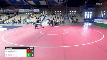 133 lbs Dual - Andrew Marchese, Castleton vs Dan Barra, York College