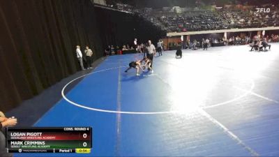 74 lbs Cons. Round 4 - Mark Crimmins, Sebolt Wrestling Academy vs Logan Pigott, Siouxland Wrestling Academy