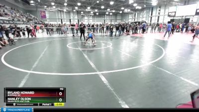 70 lbs Cons. Semi - Hanley Olson, Salem Elite Mat Club vs Ryland Howard, Buzzsaw WC