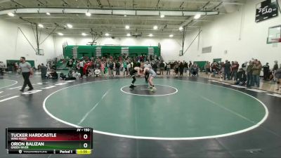 150 lbs Quarterfinal - Tucker Hardcastle, Wind River vs Orion Balizan, Green River