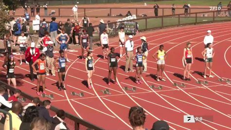 High School Girls' 100m Hurdles, Final