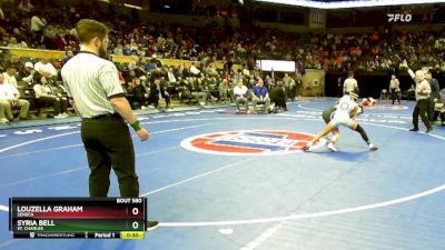 120 Class 1 lbs Cons. Round 3 - Louzella Graham, Seneca vs Syria Bell, St. Charles