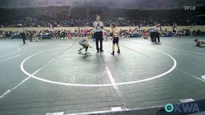 83 lbs Quarterfinal - Calen Horton, Elgin Wrestling vs Kamden Barnett, Bristow Youth Wrestling