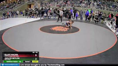 62 lbs Cons. Round 5 - Elliot Mackin, Myrtle Point Mat Club vs Zephyr Neylon, Mat Sense